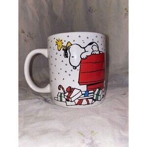 Zrike Brands Peanuts Snoopy HOLIDAY Christmas Coffee Mug 20 oz